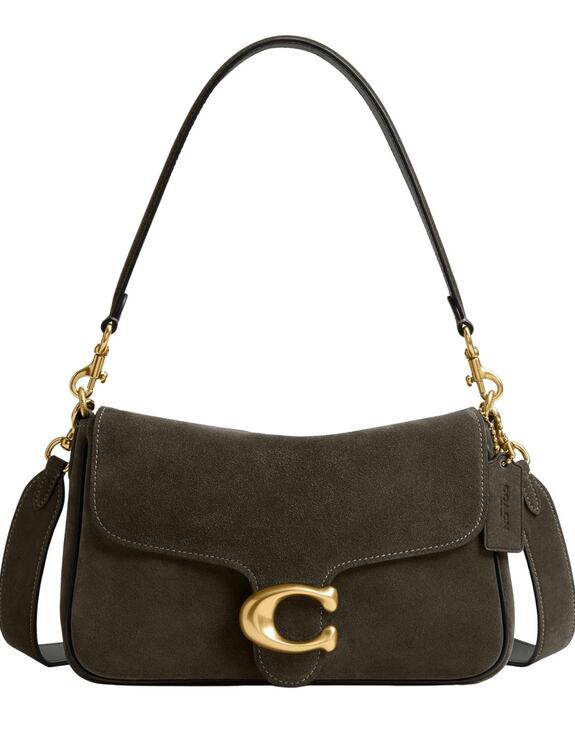 Coach Handbags - B1-1001 Beautiful New with Tags Olive Suede Soft Tabby Crossbody/Shoulder Bag